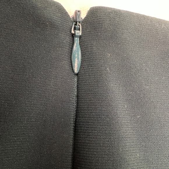 Betsy & Adam Hadley Floor Length Stretch Knit Gown Dress Forest Green Size 4 - Picture 14 of 16